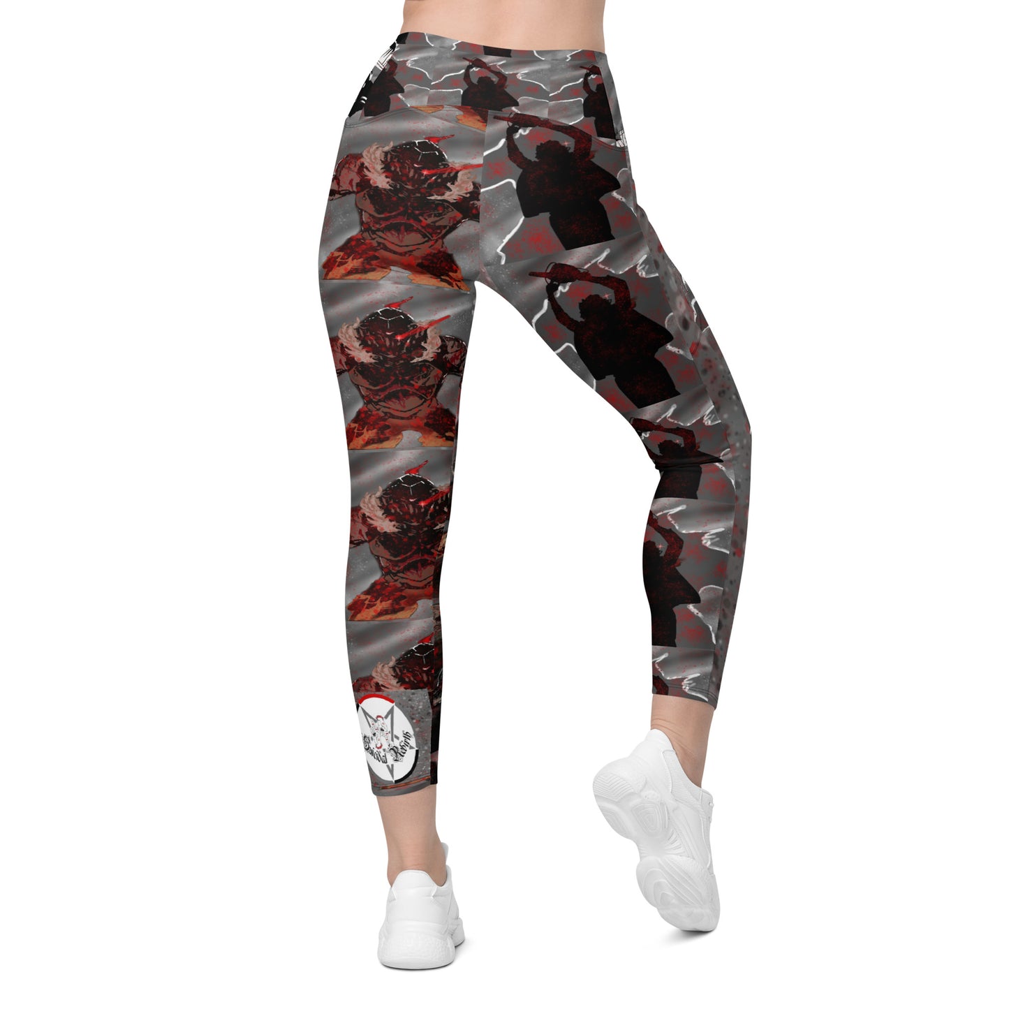 Goblin Chainsaw Crossover leggings with pockets