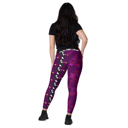 By Moonlight Crossover leggings with pockets