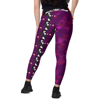 By Moonlight Crossover leggings with pockets