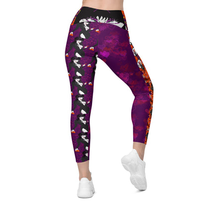 By Moonlight Crossover leggings with pockets