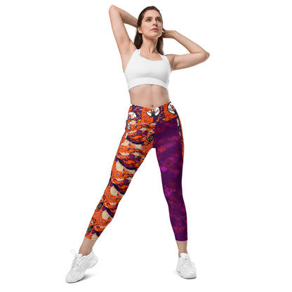 By Moonlight Crossover leggings with pockets