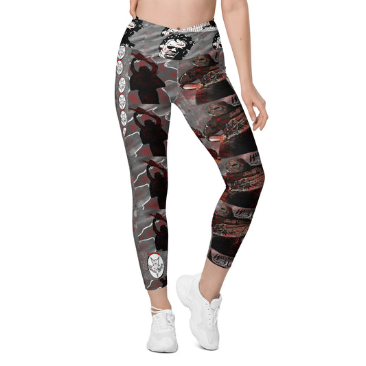 Goblin Chainsaw Crossover leggings with pockets