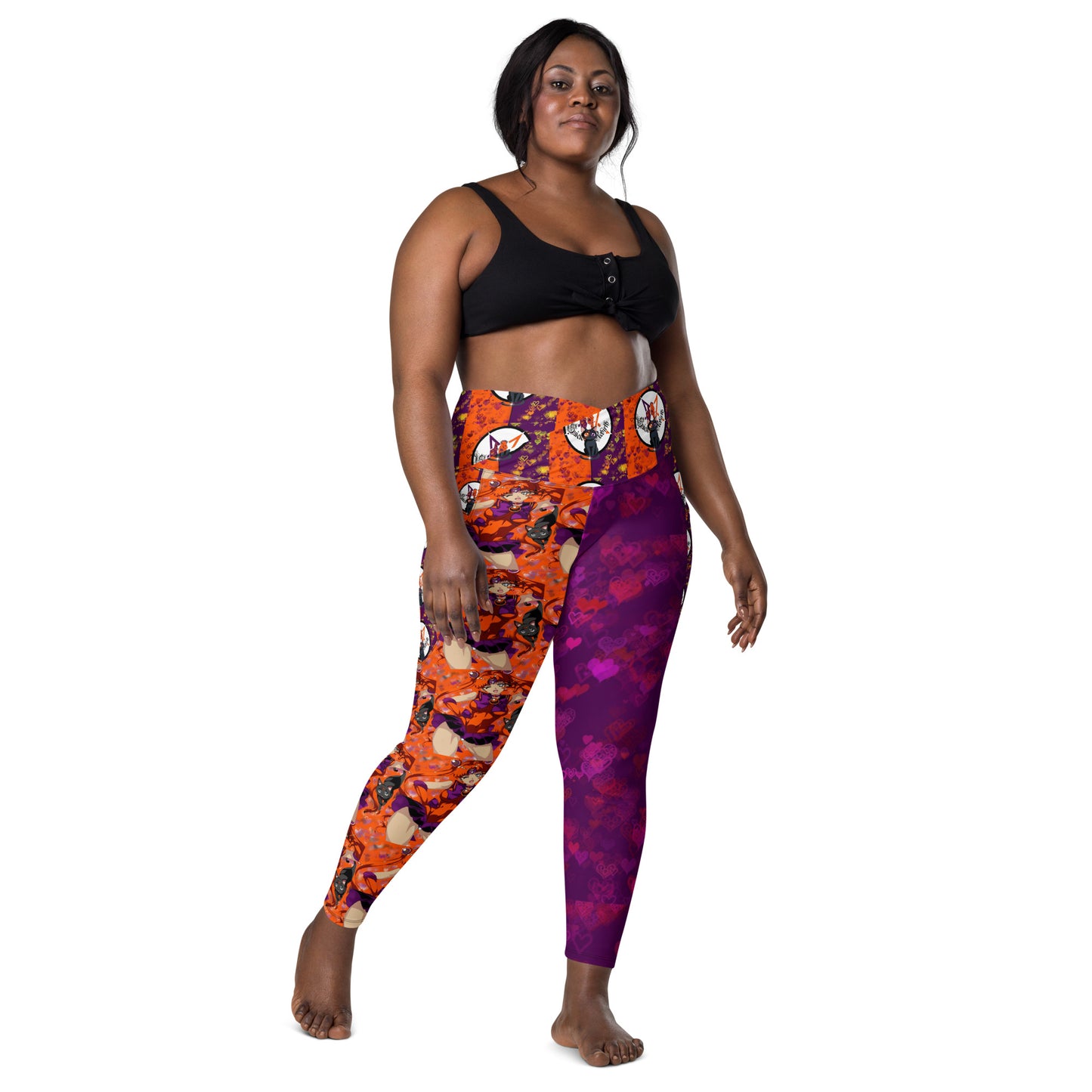 By Moonlight Crossover leggings with pockets