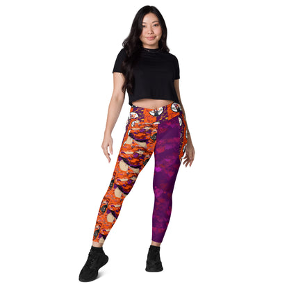 By Moonlight Crossover leggings with pockets