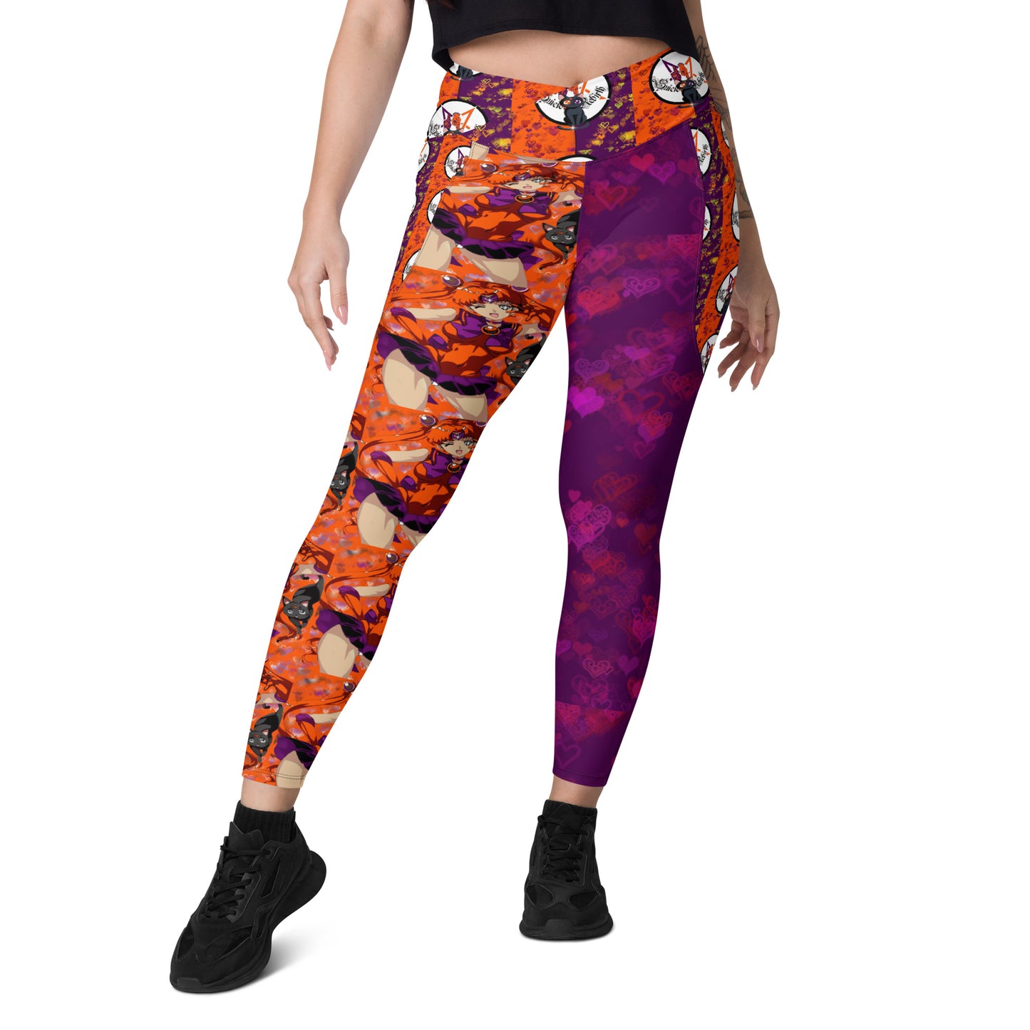 By Moonlight Crossover leggings with pockets