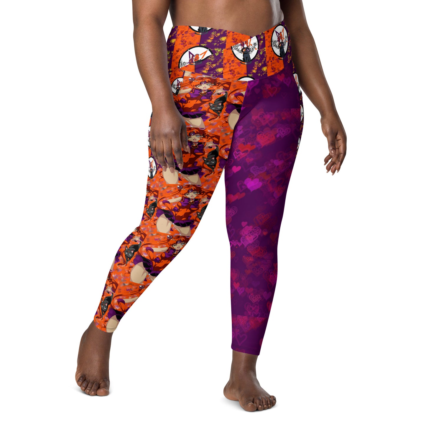 By Moonlight Crossover leggings with pockets