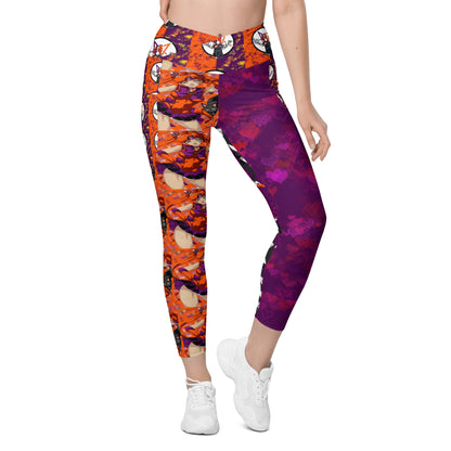 By Moonlight Crossover leggings with pockets