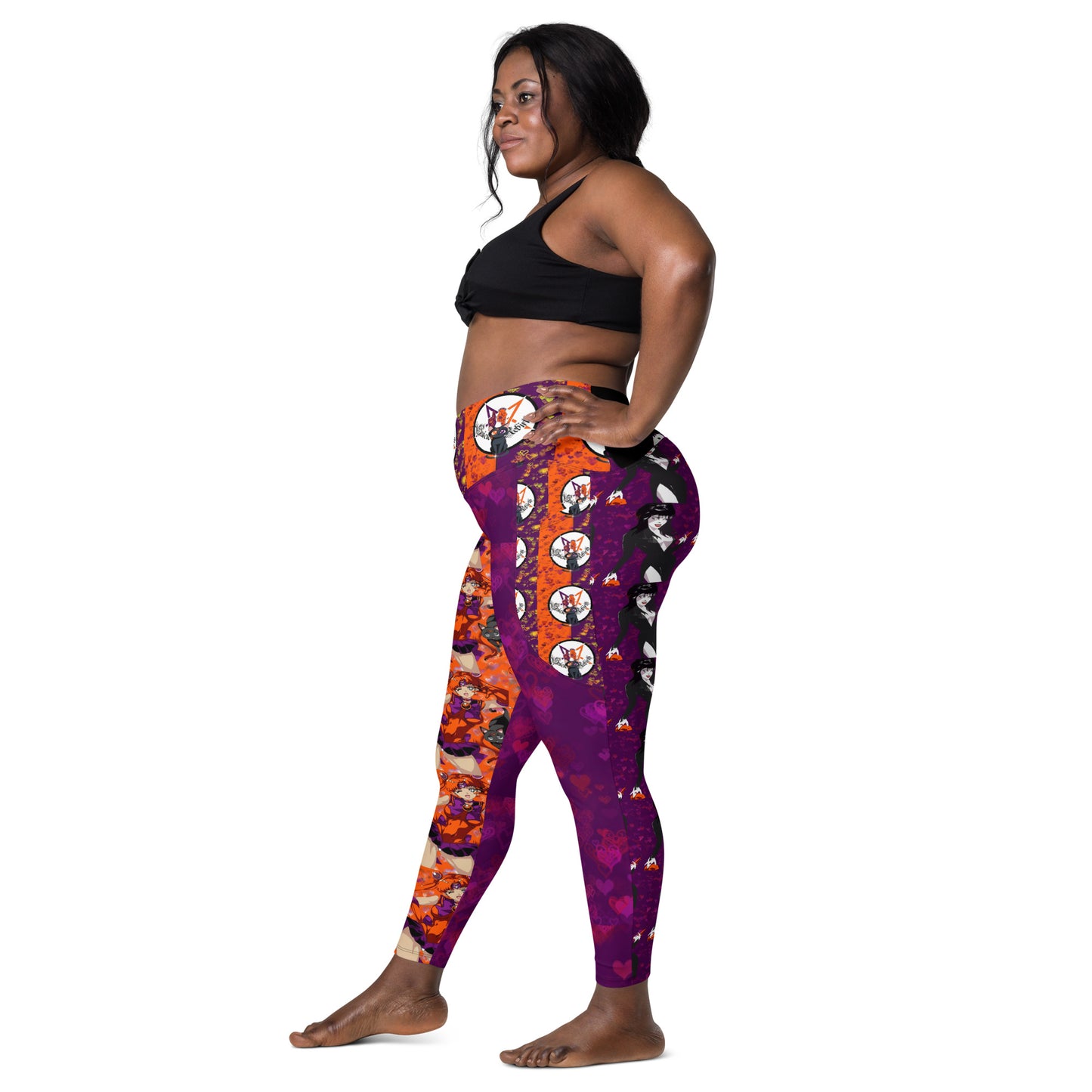 By Moonlight Crossover leggings with pockets