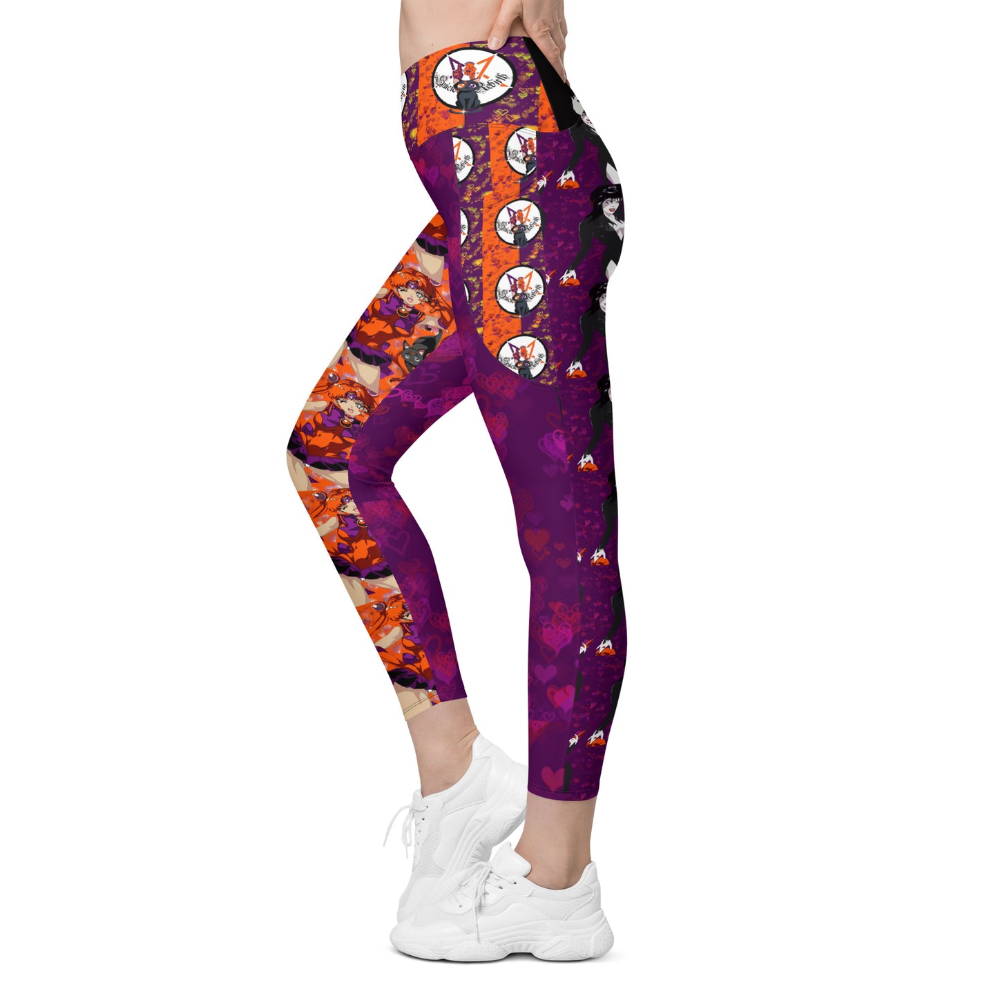 By Moonlight Crossover leggings with pockets