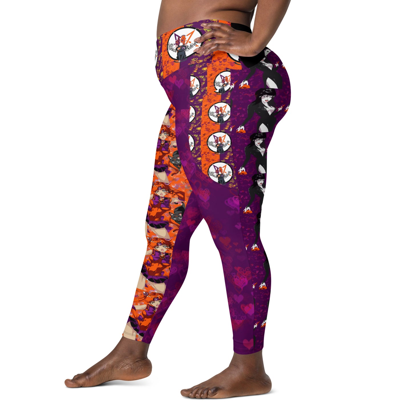 By Moonlight Crossover leggings with pockets