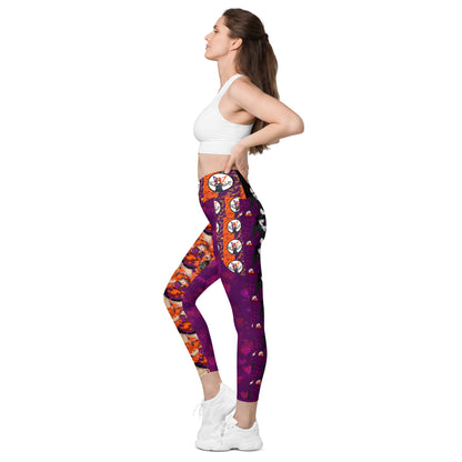 By Moonlight Crossover leggings with pockets