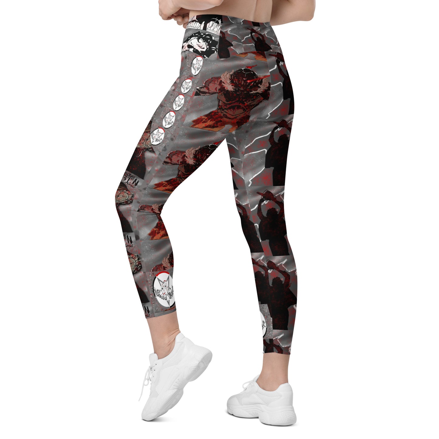 Goblin Chainsaw Crossover leggings with pockets