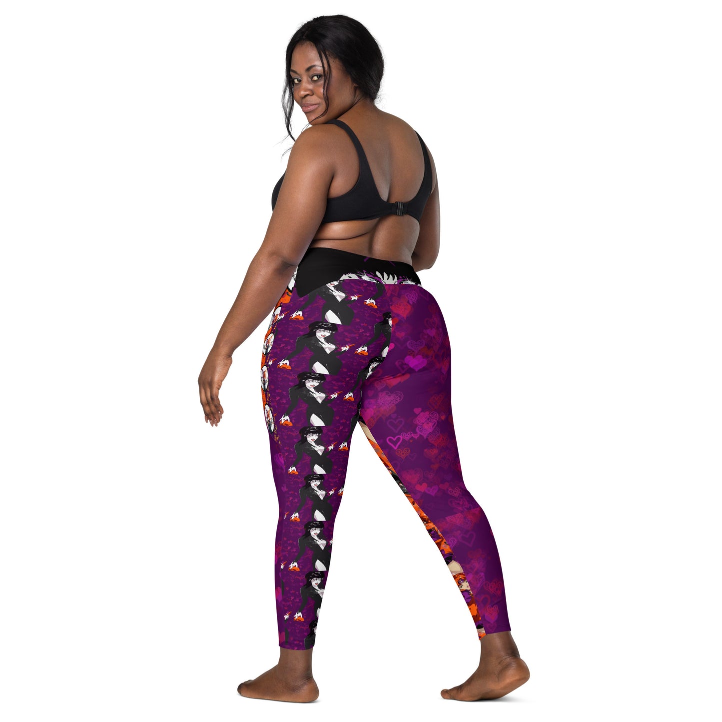 By Moonlight Crossover leggings with pockets