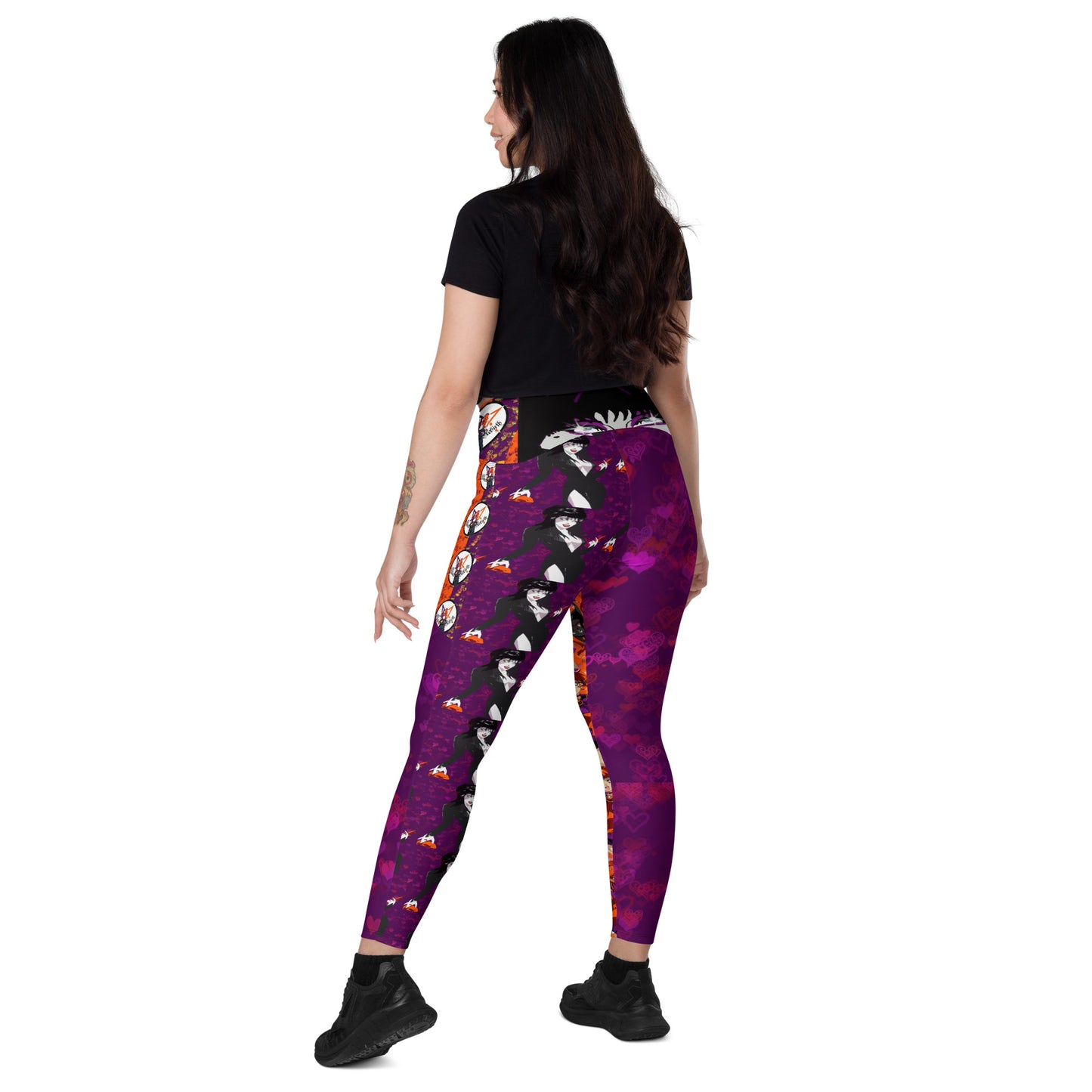 By Moonlight Crossover leggings with pockets