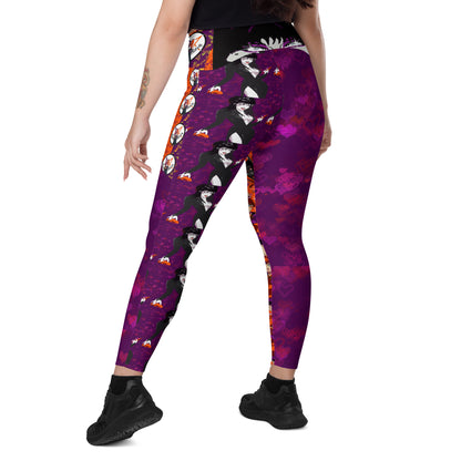 By Moonlight Crossover leggings with pockets