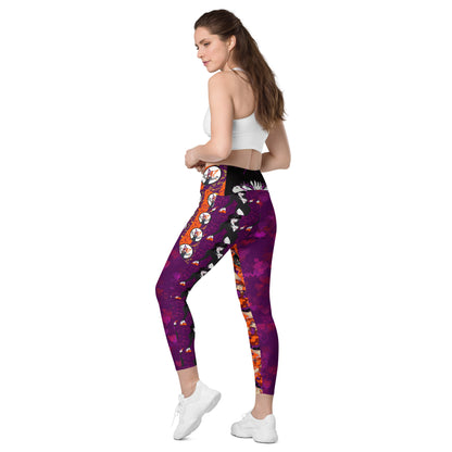 By Moonlight Crossover leggings with pockets