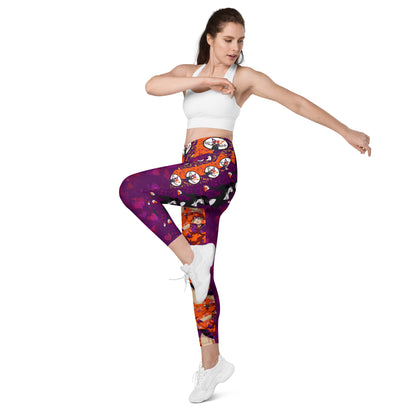 By Moonlight Crossover leggings with pockets