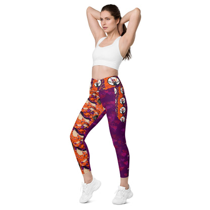 By Moonlight Crossover leggings with pockets