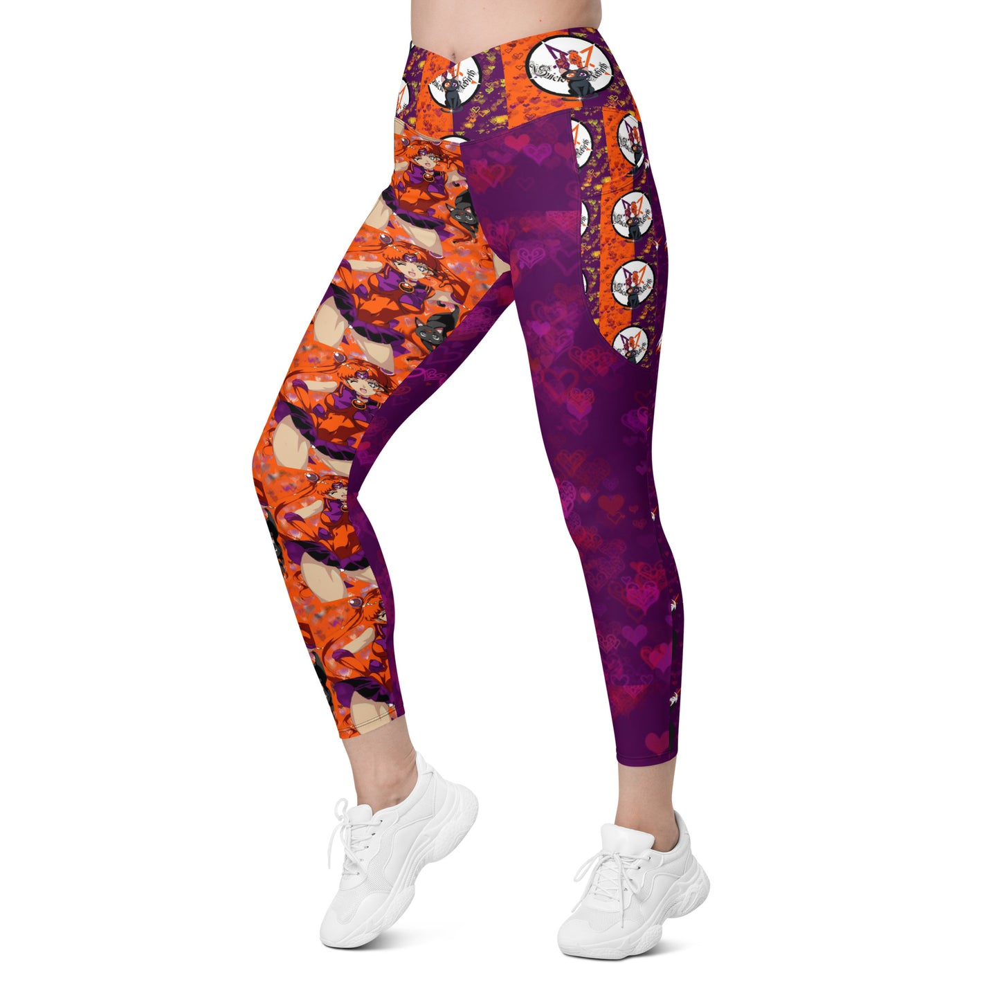 By Moonlight Crossover leggings with pockets