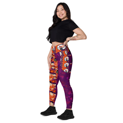 By Moonlight Crossover leggings with pockets