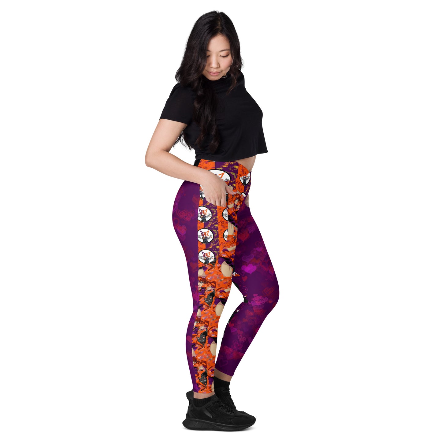 By Moonlight Crossover leggings with pockets