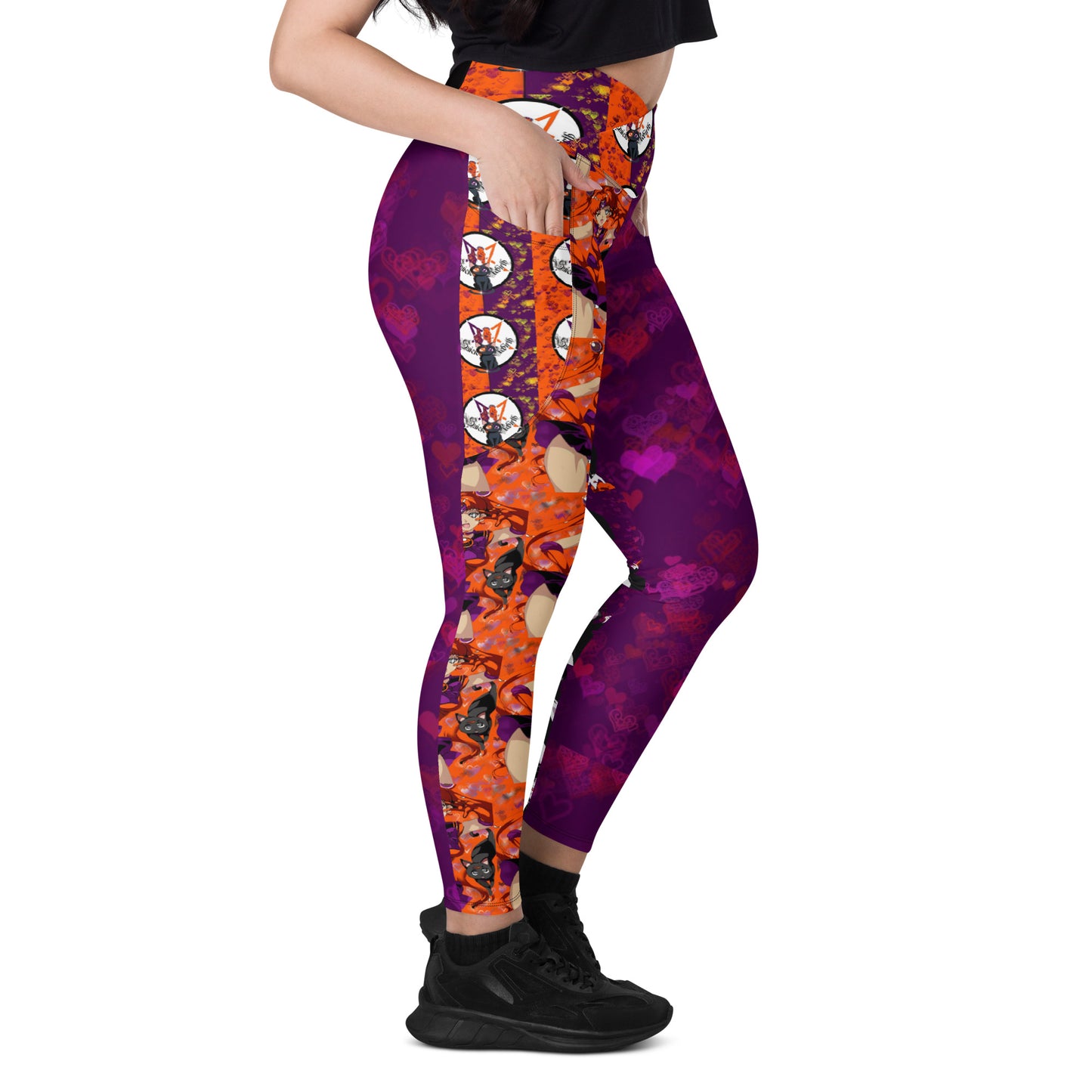 By Moonlight Crossover leggings with pockets