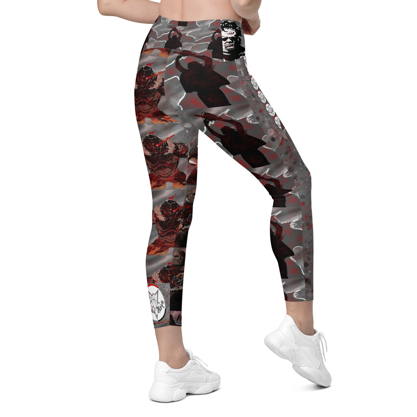 Goblin Chainsaw Crossover leggings with pockets