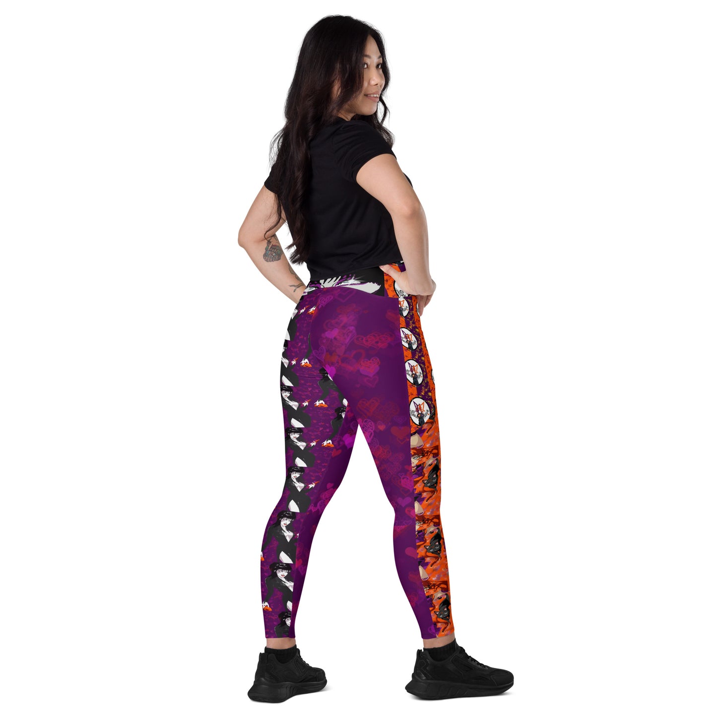 By Moonlight Crossover leggings with pockets