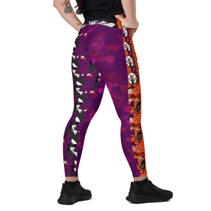 By Moonlight Crossover leggings with pockets