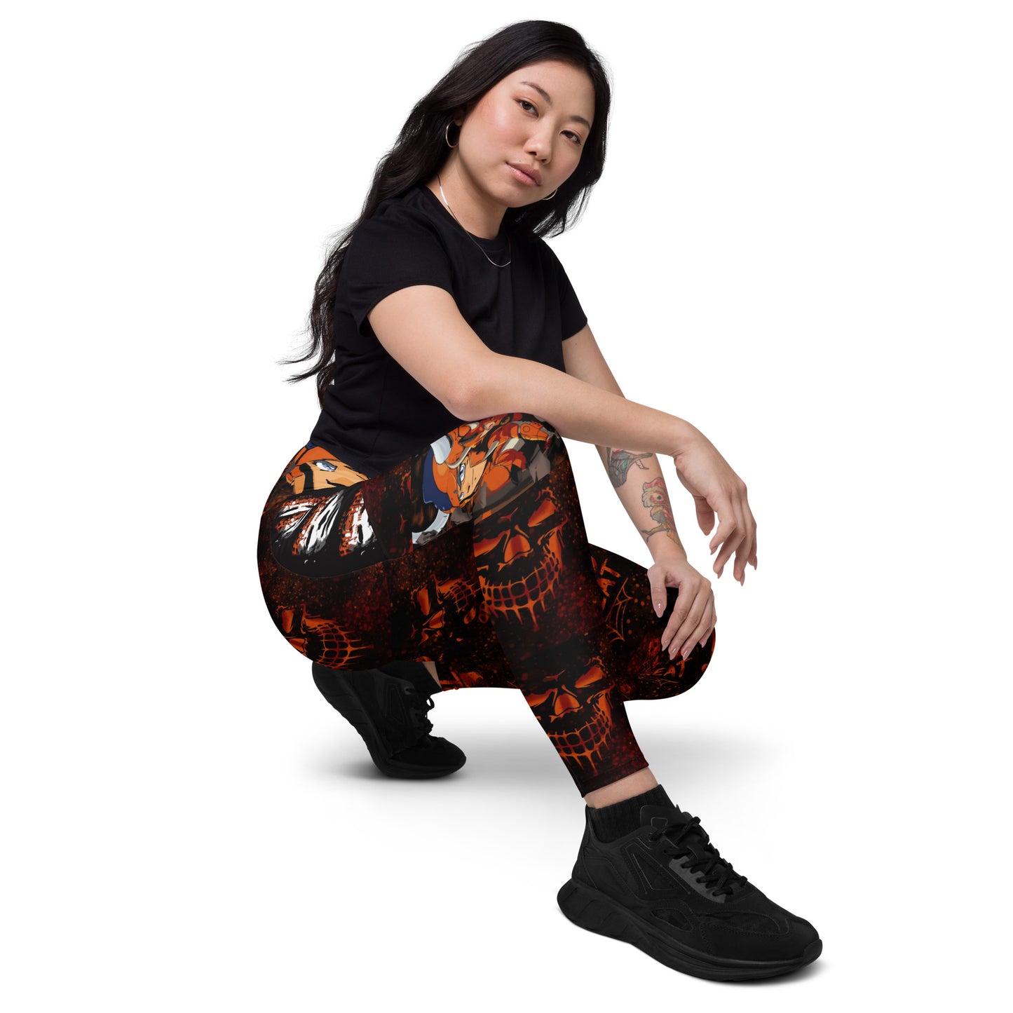 Trick 'R Treat Crossover leggings with pockets