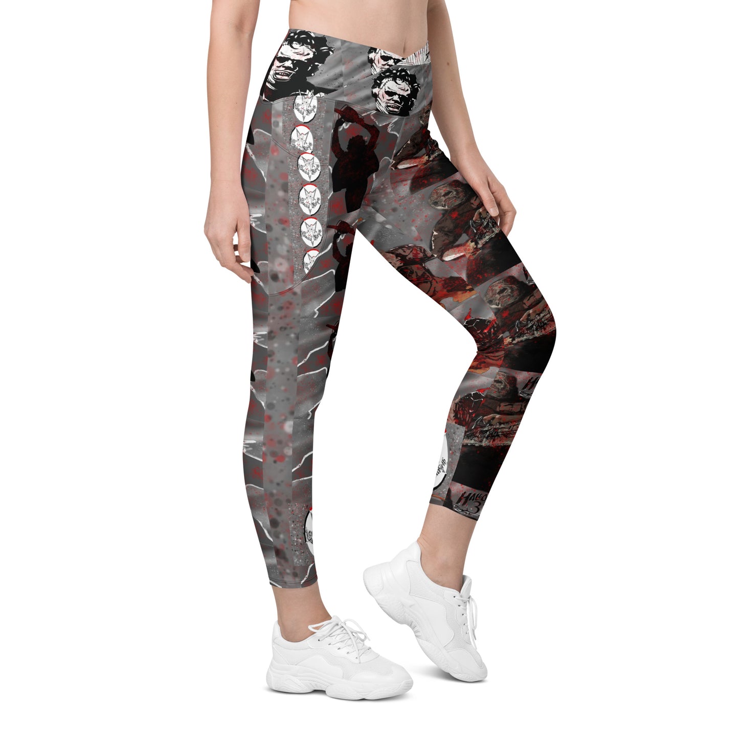 Goblin Chainsaw Crossover leggings with pockets