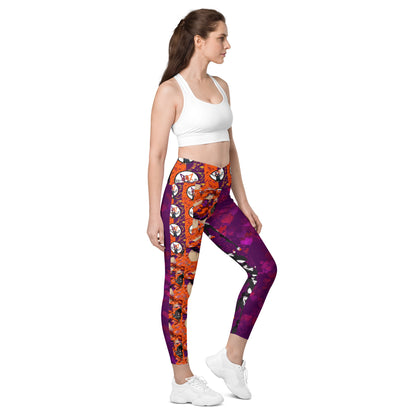 By Moonlight Crossover leggings with pockets