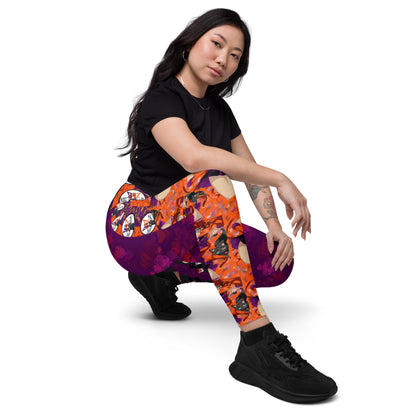 By Moonlight Crossover leggings with pockets