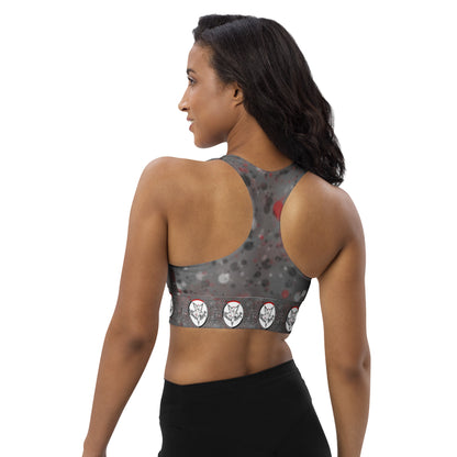 Goblin Massacre Longline sports bra