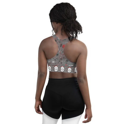 Goblin Massacre Longline sports bra