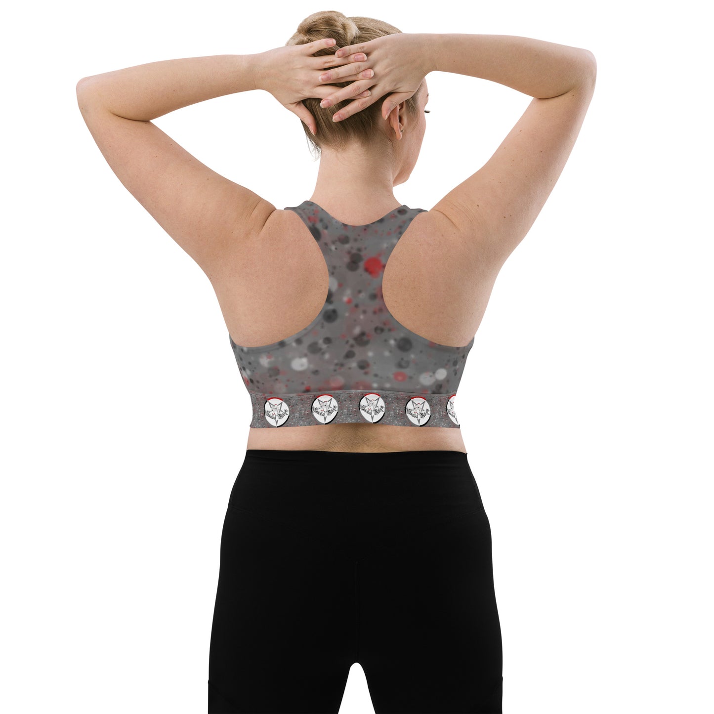 Goblin Massacre Longline sports bra