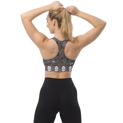 Goblin Massacre Longline sports bra