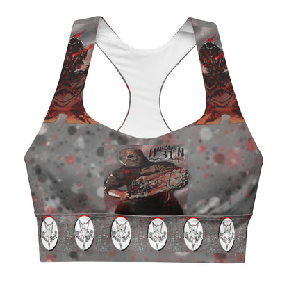 Goblin Massacre Longline sports bra