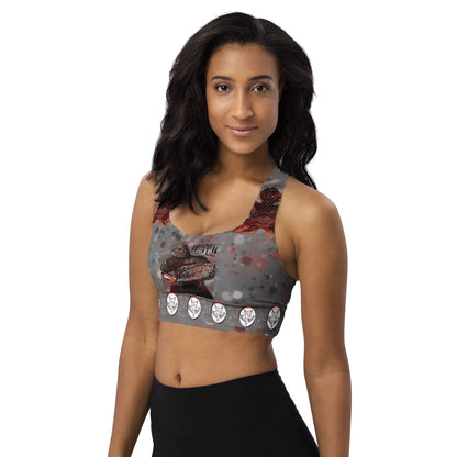 Goblin Massacre Longline sports bra