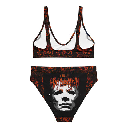 Trick or Treat Recycled high-waisted bikini