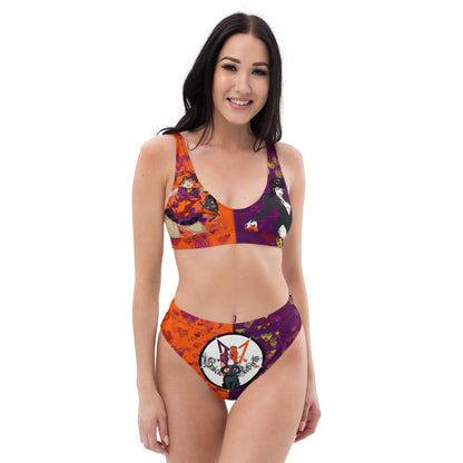 By Moonlight Recycled high-waisted bikini