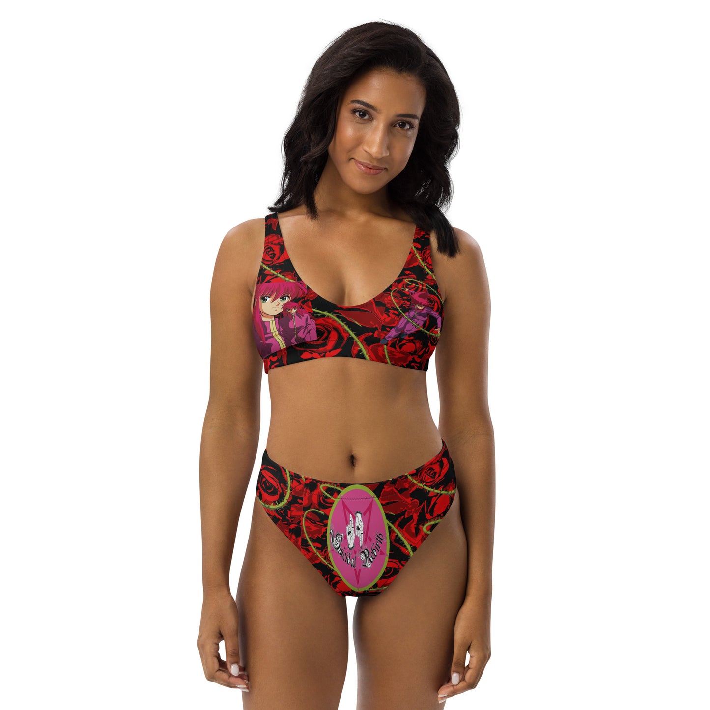 Kurama Recycled high-waisted bikini