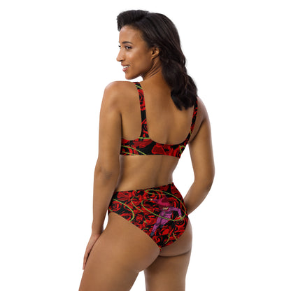 Kurama Recycled high-waisted bikini