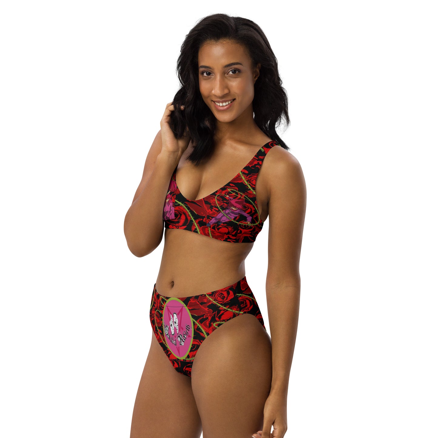 Kurama Recycled high-waisted bikini