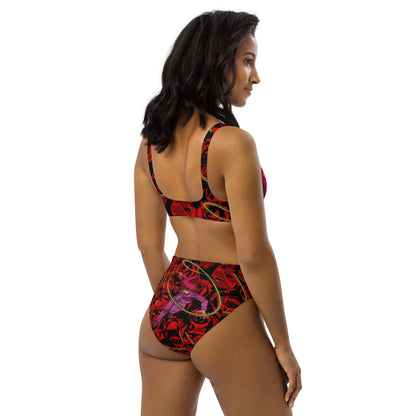 Kurama Recycled high-waisted bikini