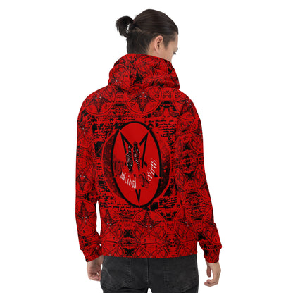 Bophomet Red Unisex Hoodie