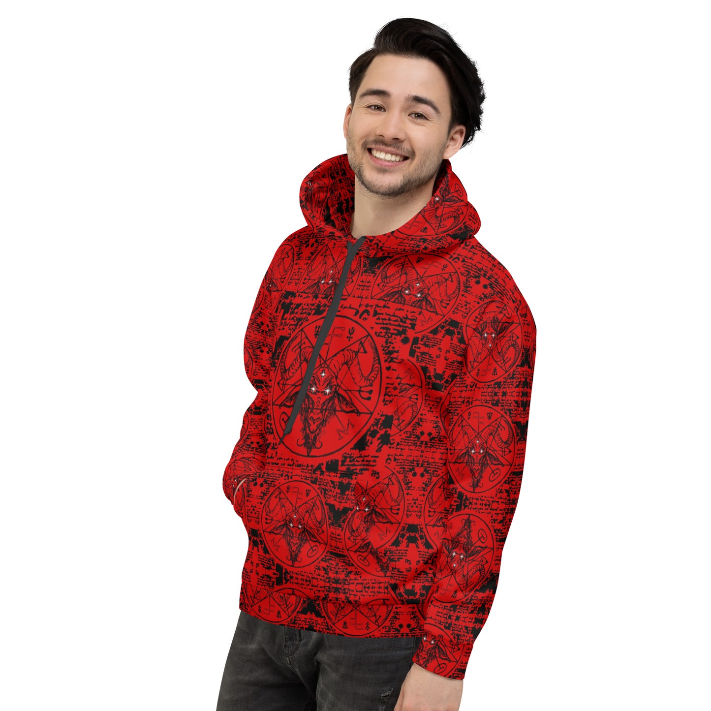 Bophomet Red Unisex Hoodie