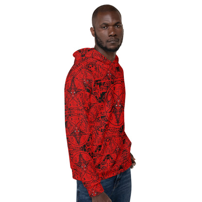 Bophomet Red Unisex Hoodie