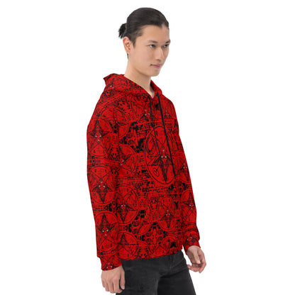 Bophomet Red Unisex Hoodie