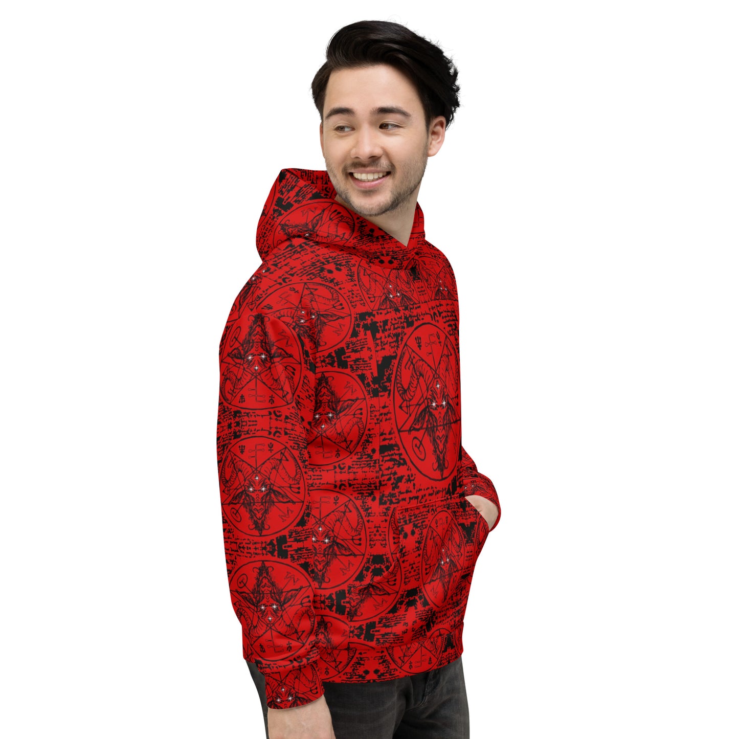 Bophomet Red Unisex Hoodie